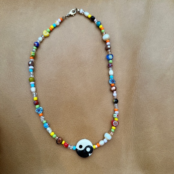 Lisa Says Gah Jewelry - Marah Cotta Yin Yang Choker